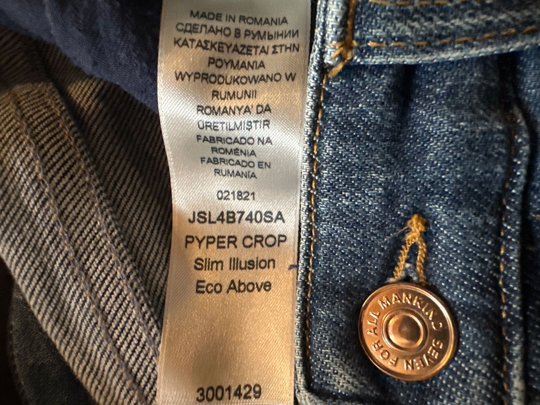 Mankind Jeans: 7 for all Mankind Jeans, Gr. 28, einf. Bundweite ca. 36cm – Usato da St. Gallen venduto da mai_2lcj 4