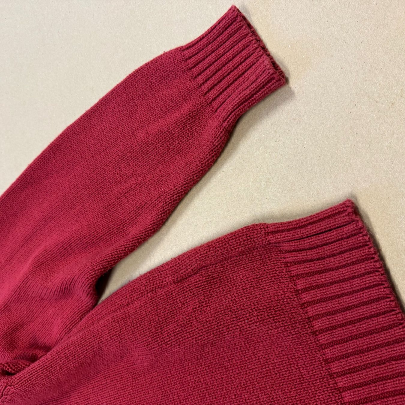 Burberry Maglioni & Felpe: Thomas Burberry vintage red knitted sweatshirt pull 90s – Nuovo (secondo la descrizione) da St. Gallen venduto da sourced_limited 4