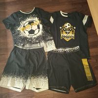 Pijama, 2 Stück,  Next Jungen , Fussball Motiv, Grösse 128, 