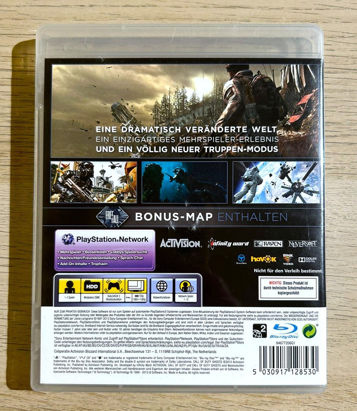 Sony Giochi: Call of Duty Ghosts PS3 – Usato da St. Gallen venduto da Alpine.Arcade 1