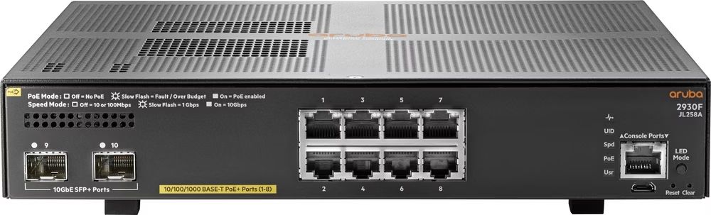 Hewlett Packard Hub & Switch: Aruba 2930F 8G PoE+ 2SFP+ – Nuovo (secondo la descrizione) da Neuenegg venduto da DerParanoideAndroide