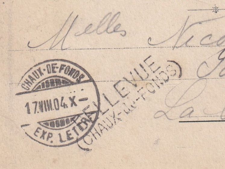 Cartoline postali: Meyringen - vue générale - 1904 – Usato da Orvin venduto da Pyaeschli 2