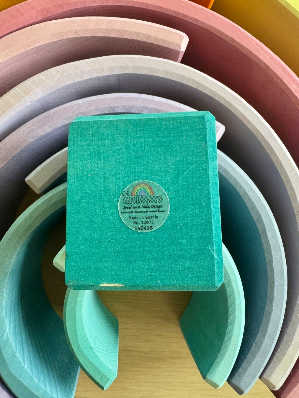 Spielzeuge: Grimms Grosser Regenbogen Pastell – Gebraucht aus Meilen von tplm 4