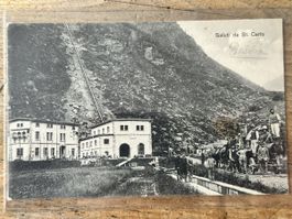 Alte Postkarte Saluti da S. Carlo Robbio 1912