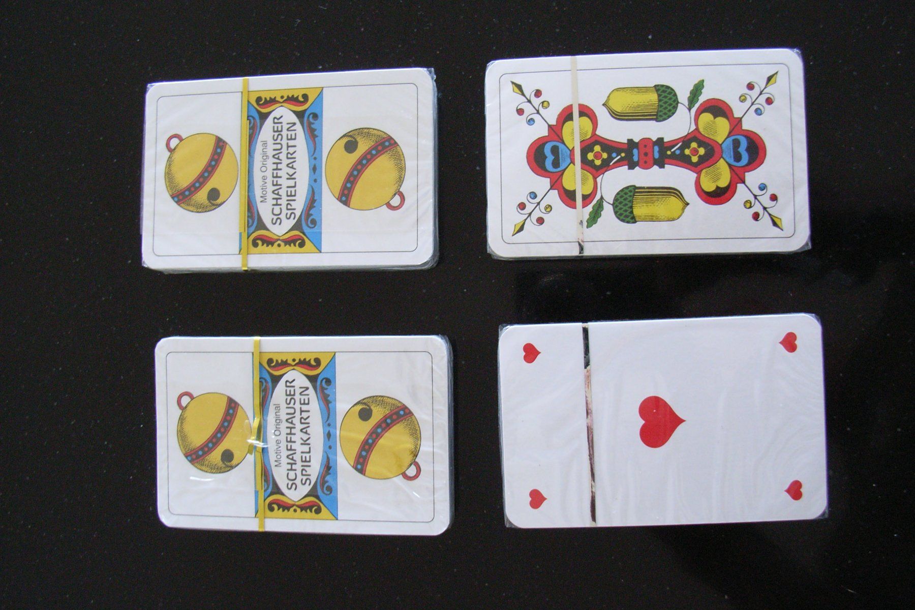 Giochi: Spielkarten 4 Sets – Nuovo e nell'imballaggio originale da Zürich venduto da splux