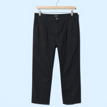 Carhartt WIP Abbott Pant – Schwarze Stoffhose – Gr. 32
