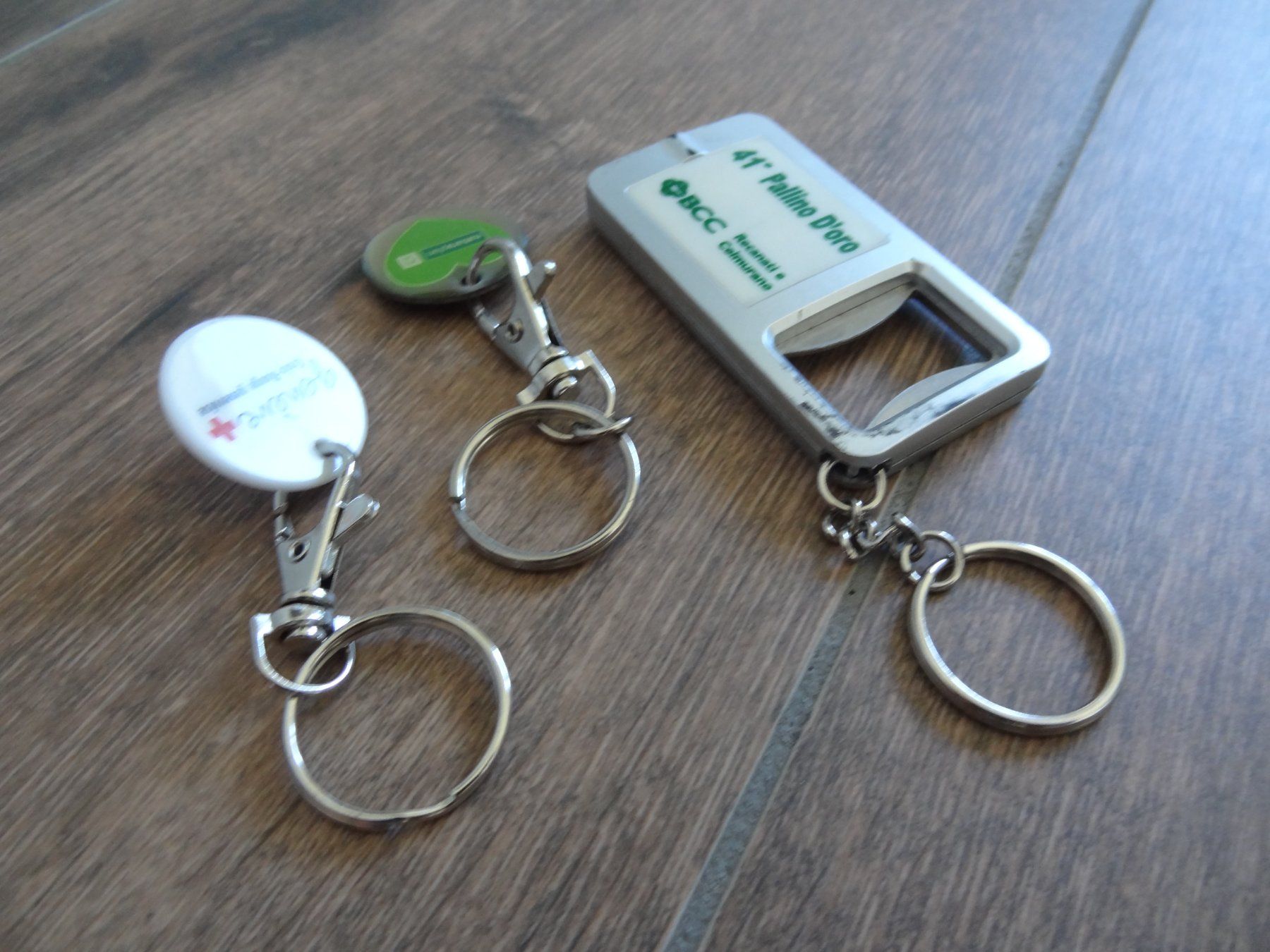 Portachiavi: Lot de 3 Porte-clés publicitaires divers – Usato da Satigny venduto da salvatore73 6