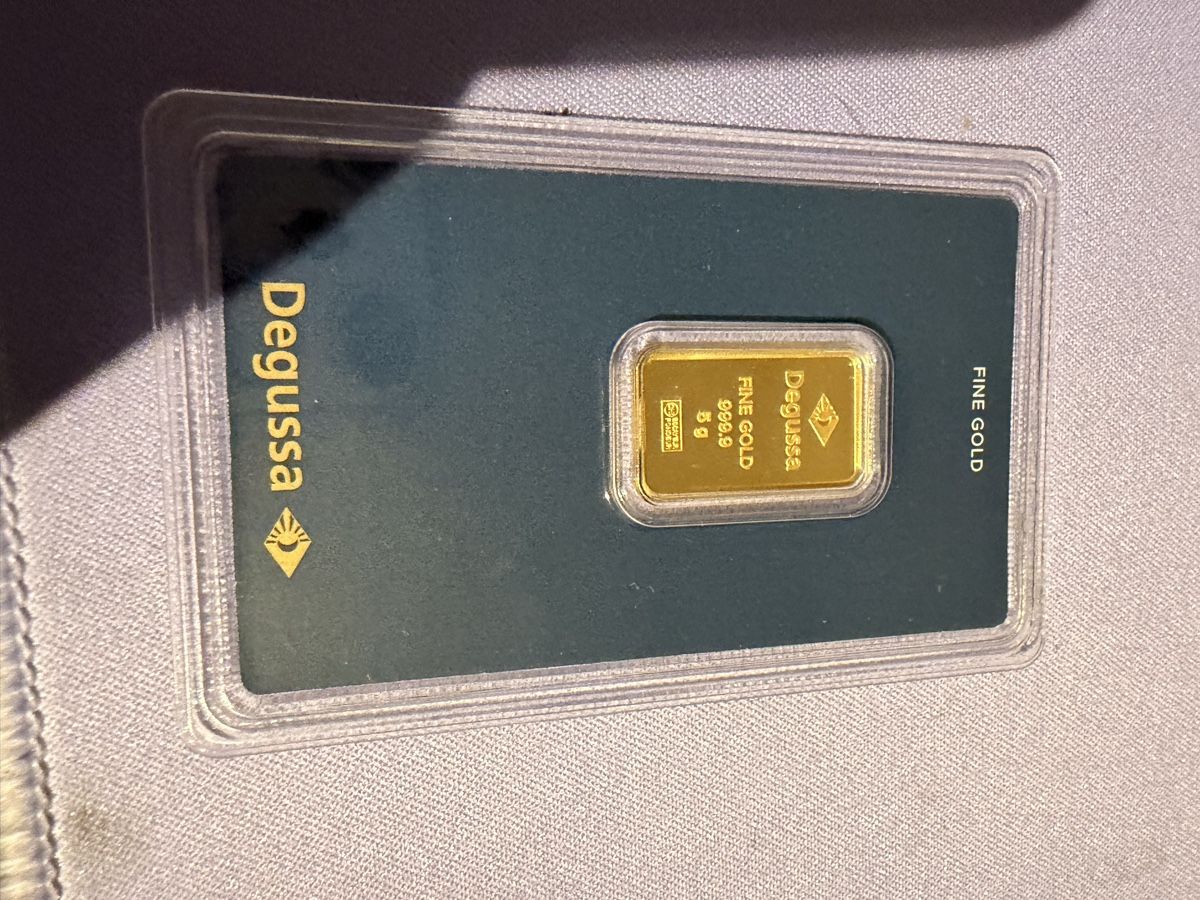 Edelmetalle: Goldbarren 5g – Neu und originalverpackt aus Lyss von tadomikaaa