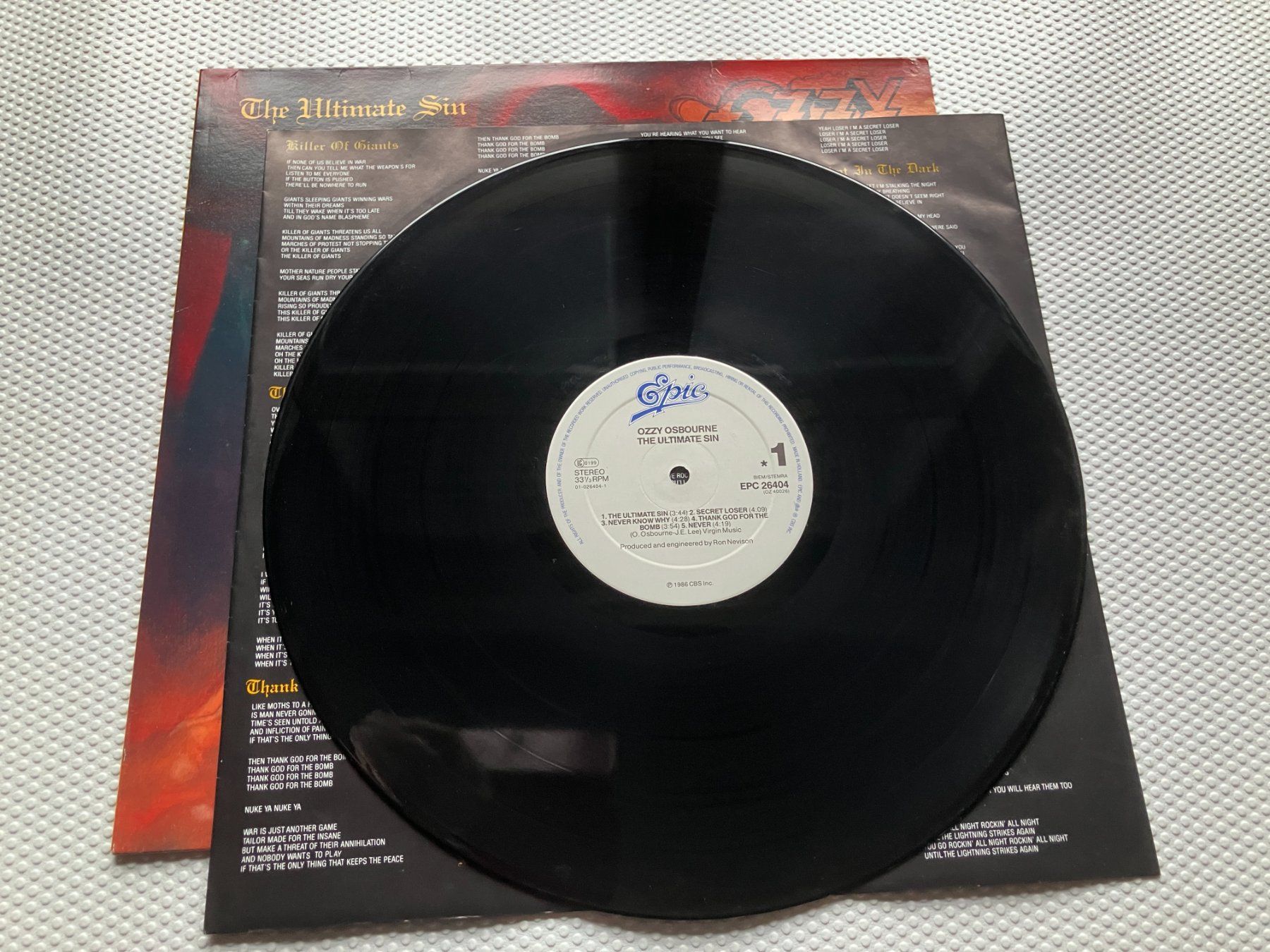 Dischi in vinile: Ozzy Osbourne – Usato da Aarwangen venduto da Jukebox3 6