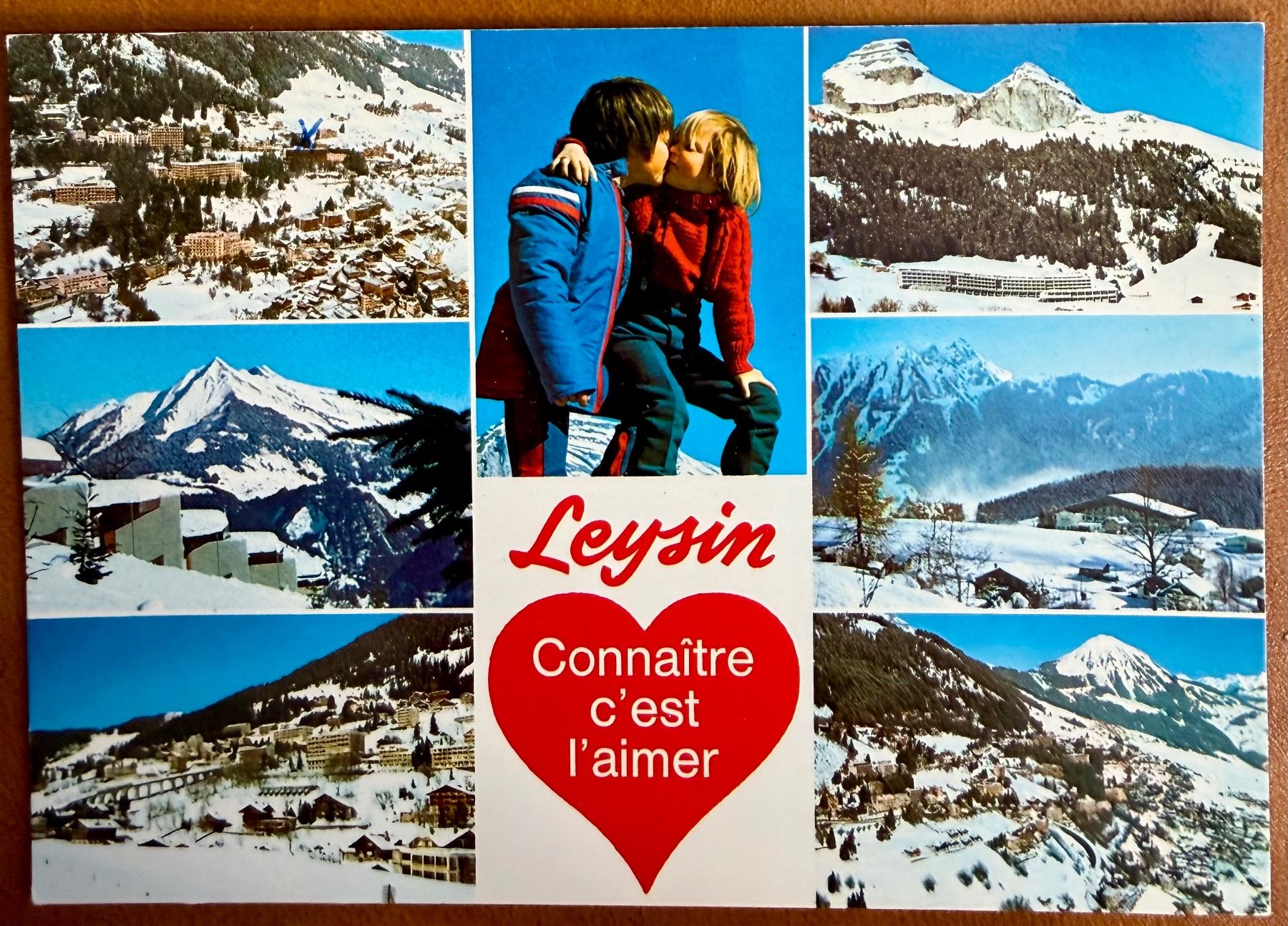 Ansichtskarten: Leysin - Multivue - enfants – Gebraucht aus Lutry von Ediego