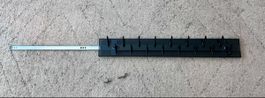 IKEA Komplement Hakenleiste Schwarz Ausziehbar, 56 cm Pax