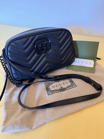 Gucci Marmont Leder Umhängtasche