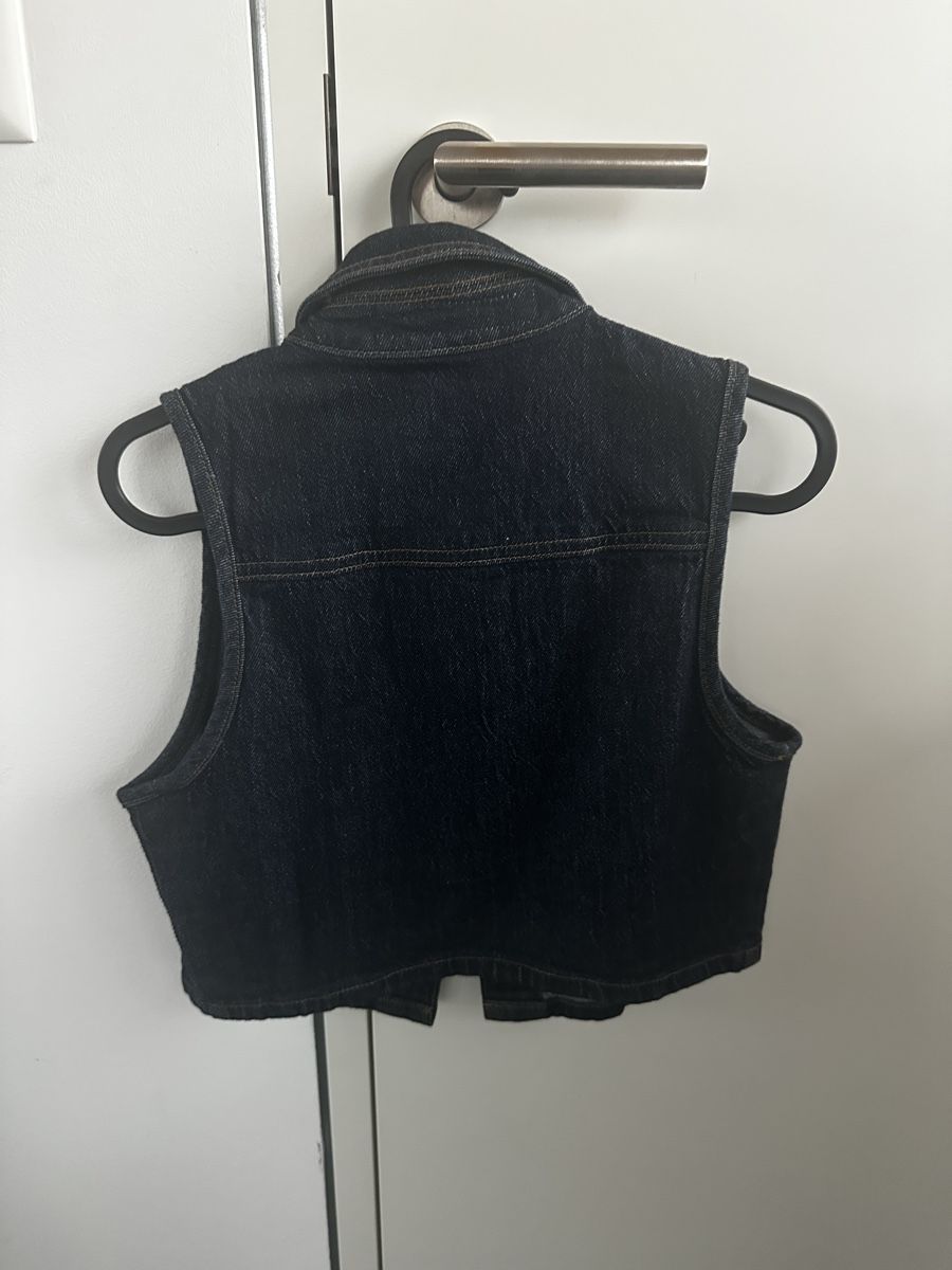 Zara Gilet & Giacche senza maniche: Zara Jeansweste dunkelblau  – Usato da Romanshorn venduto da laa_279h 1