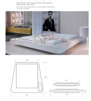 Lit design Moritz Richter ATLANTIS + matelas 180 × 200