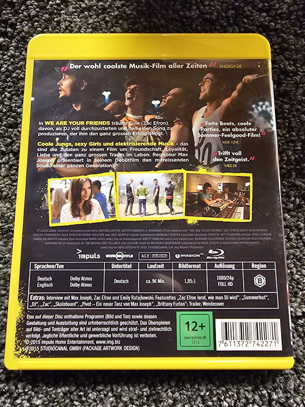 Tutti i DVDs: We Are Your Friends Blu-ray – Usato da Ruswil venduto da jan_bxl5 1