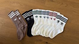 Adidas  Baumwoll-Sneakersocken Gr. 39-42 - 7 Paare