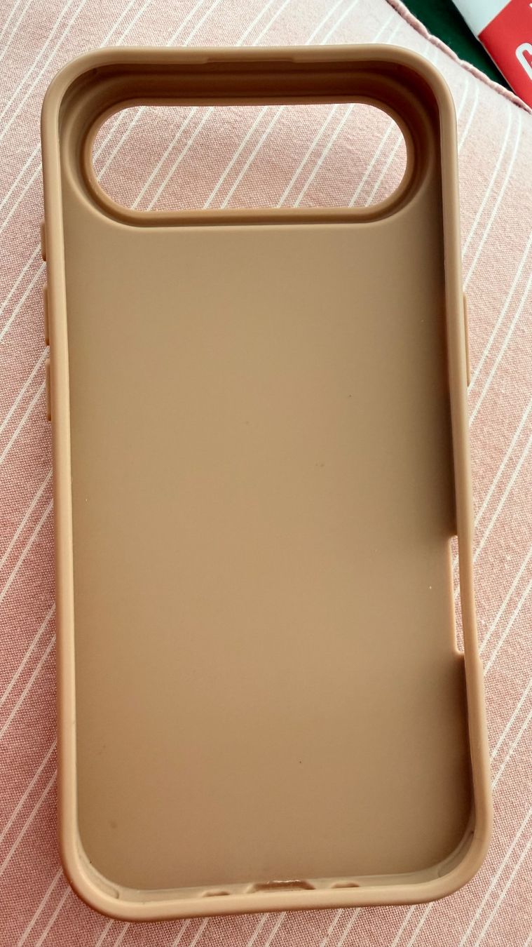 Cover & Protezioni schermo: iPhone Air hard case suede soft brown pink hearts – Nuovo (secondo la descrizione) da Frauenfeld venduto da Vanityroom 1