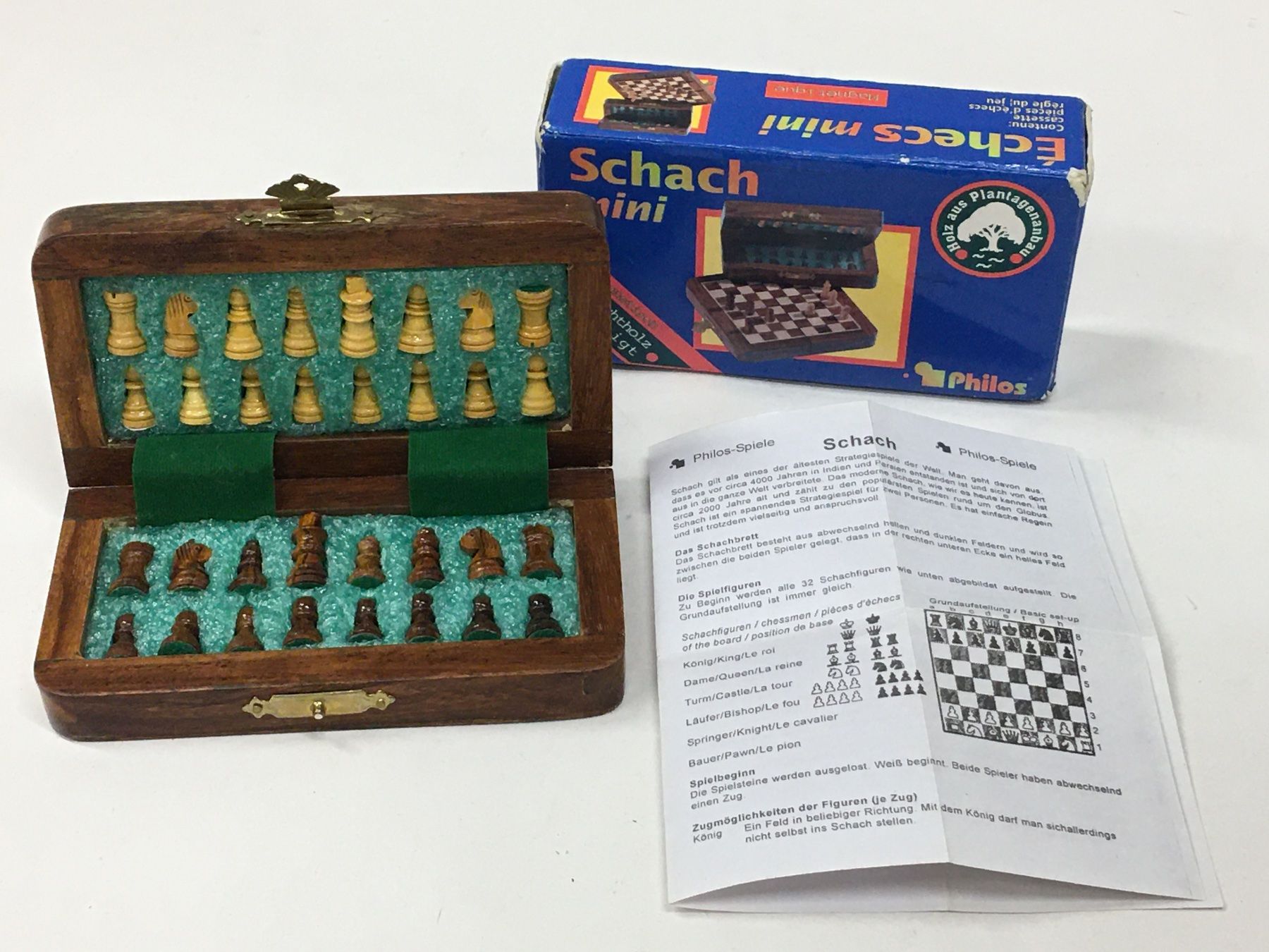 Giochi: Philos Mini Schachspiel Holz klappbar – Usato da Olten venduto da ELHANDEL