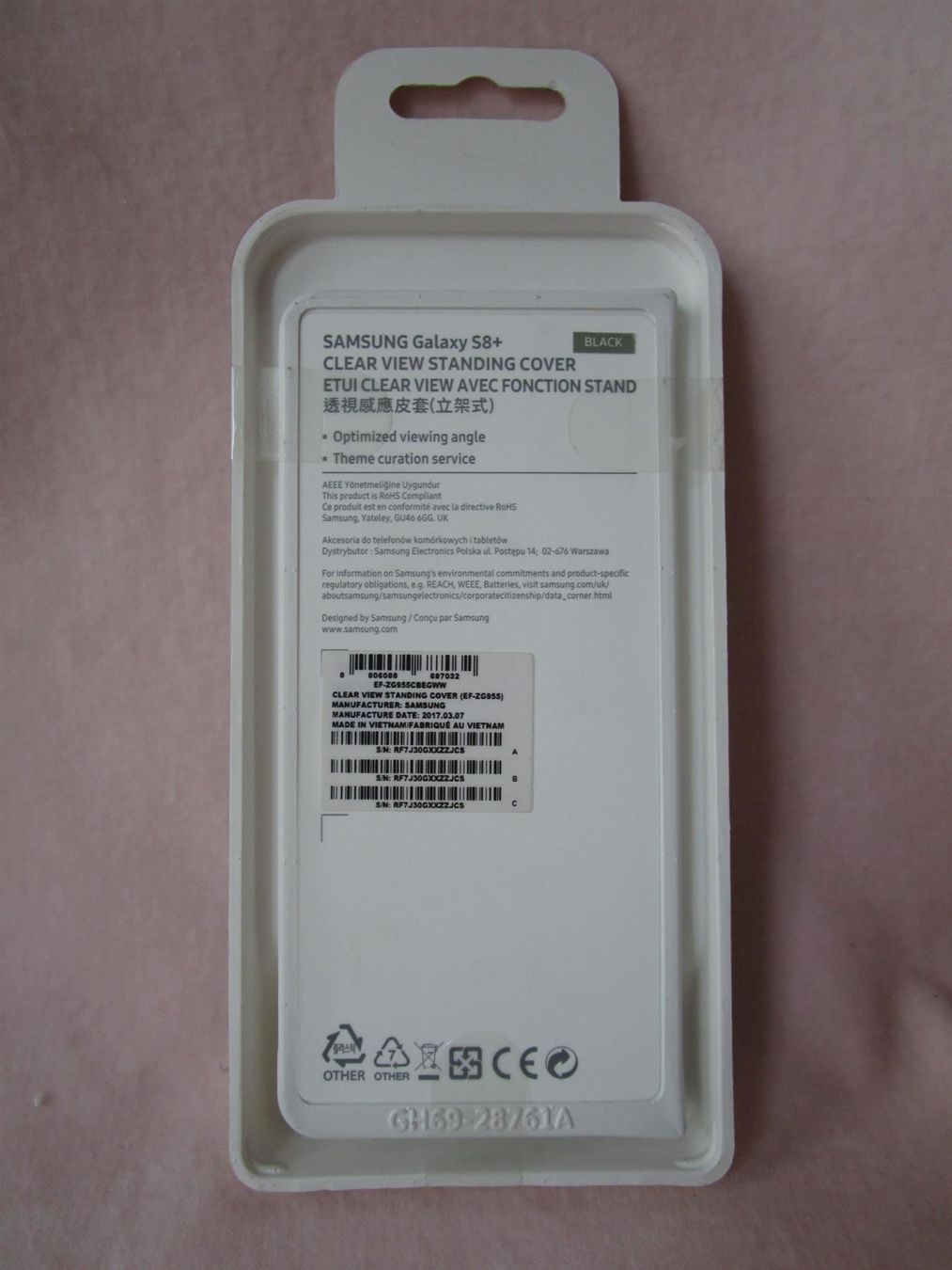 Samsung Cover & Protezioni schermo: Orig. Samsung LED-View Cover S8+ schwarz – Nuovo e nell'imballaggio originale da Eschenbach SG venduto da brocarte 7