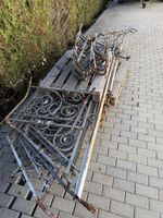 Ziergitter aus Schmiedeeisen antik mit Rost gebraucht