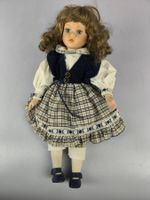 antike Puppe, Glieder aus Porzellan - Grösse 38 cm