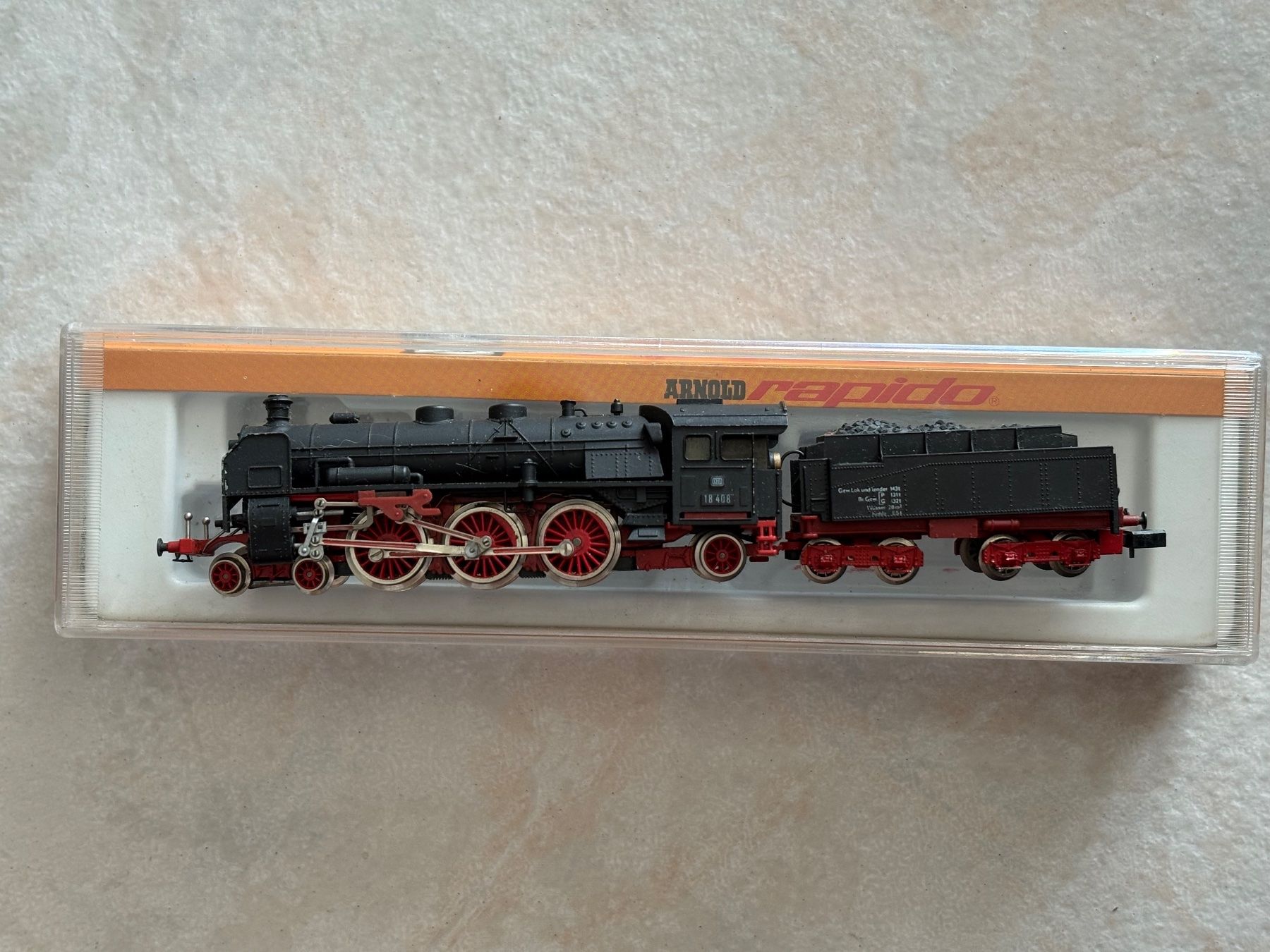 Arnold Modellini di ferrovie: Arnold 0254/2540 Dampflok DB – Usato da Hauterive NE venduto da eriamch