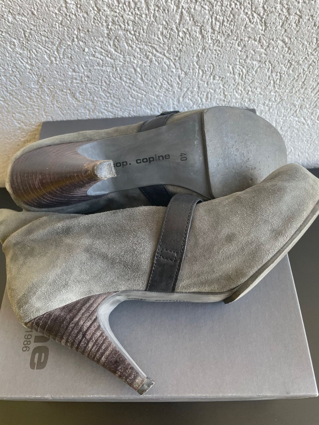 Chaussures femmes: Bottines Cop Copine cuir – D'occasion à Martigny par ritonlgazon 1