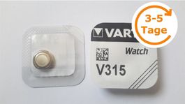 Knopfzelle V315/SR67, Silber-Oxid, Varta