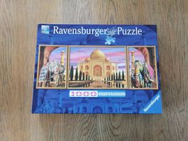 puzzle tripytychon Taj Mahal