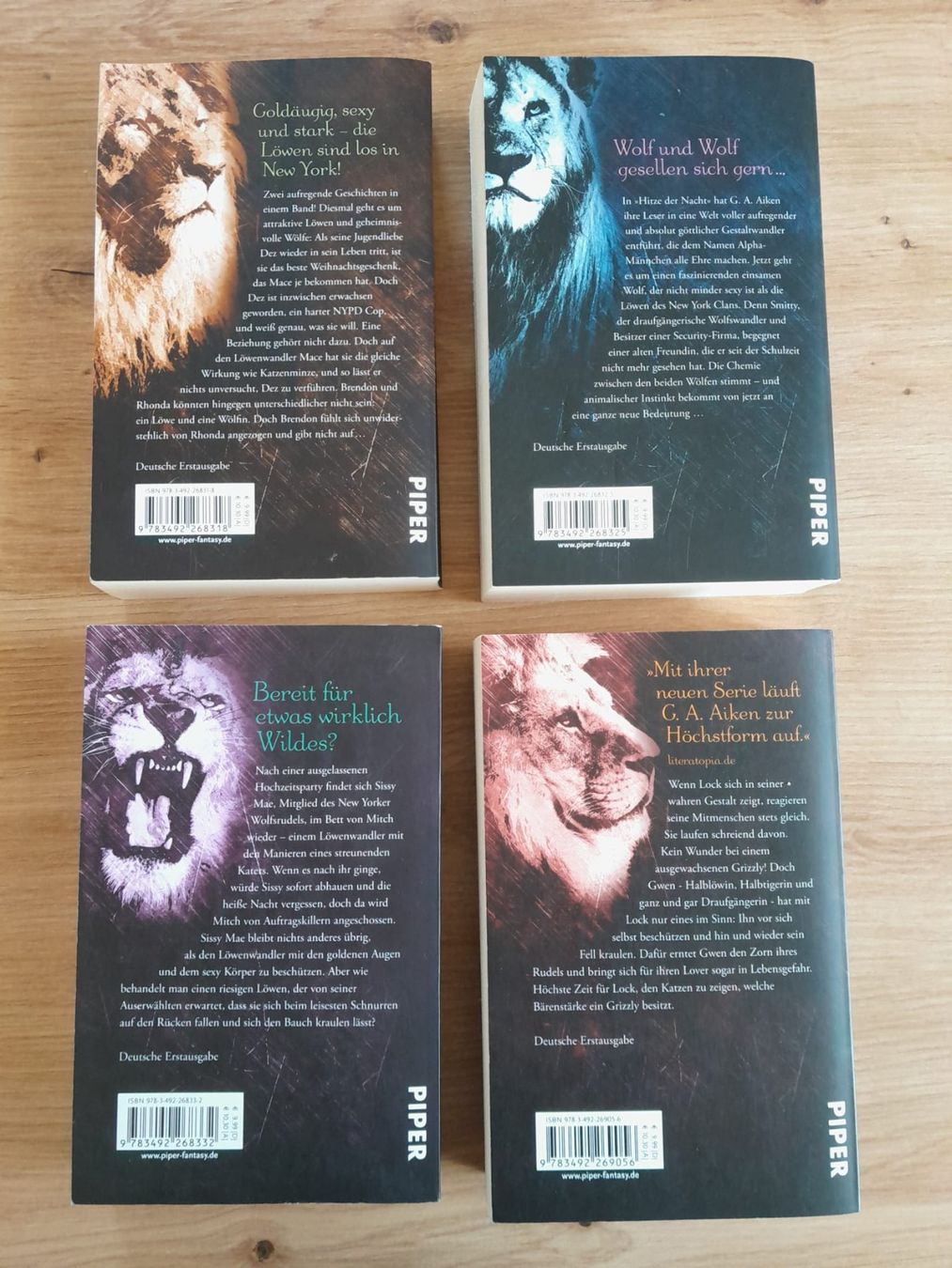 Libri: Lions Band 1 bis 4 von G. A. Aiken – Usato da Waldkirch venduto da StaraFinchen 1