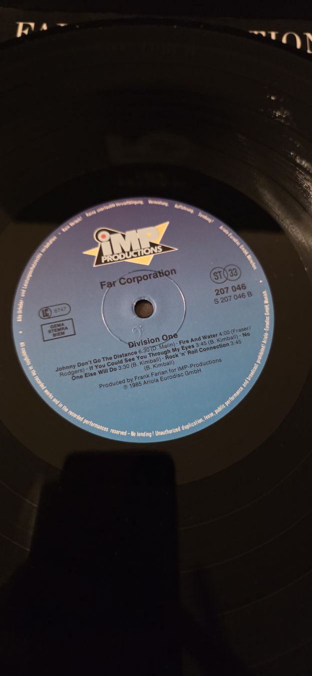 Dischi in vinile: Far Corporation Division One 1985 Vg,G – Usato da Yvonand venduto da RF-VINYL 4