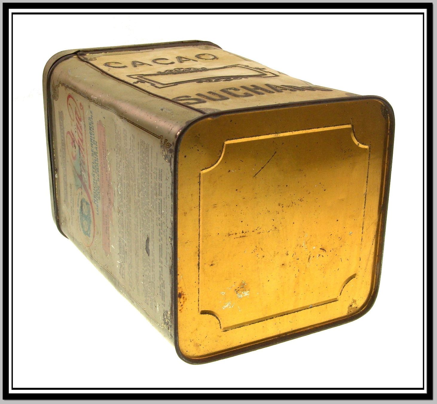 Suchard Dosen: PH. Suchard Neuchâtel CACAO Blechbüchse / -dose mit Deckel – Gebraucht aus Langenthal von Antik_Huesli 4