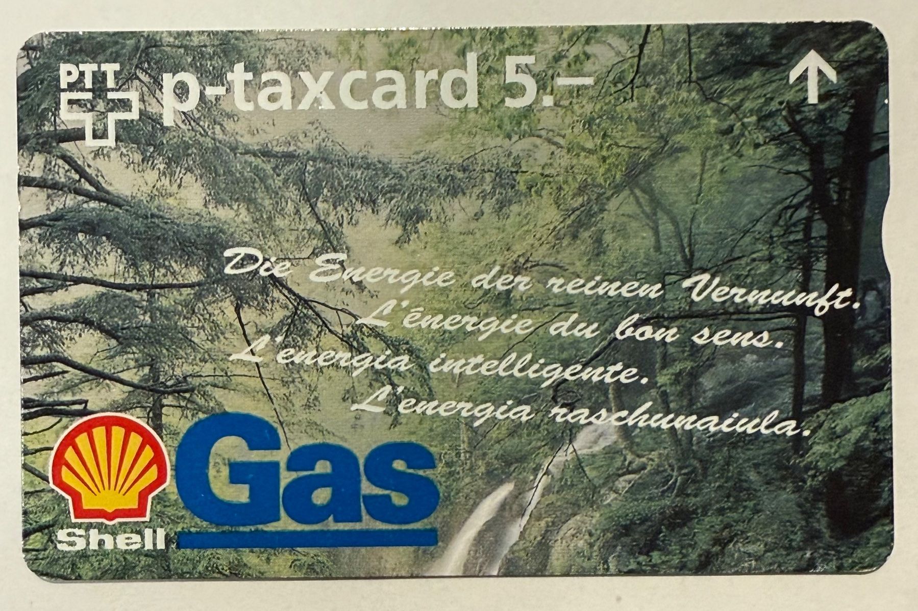 Swisscom Schede telefoniche: PTT p-taxcard - Shell Gas – Usato da Altdorf UR venduto da Mini037