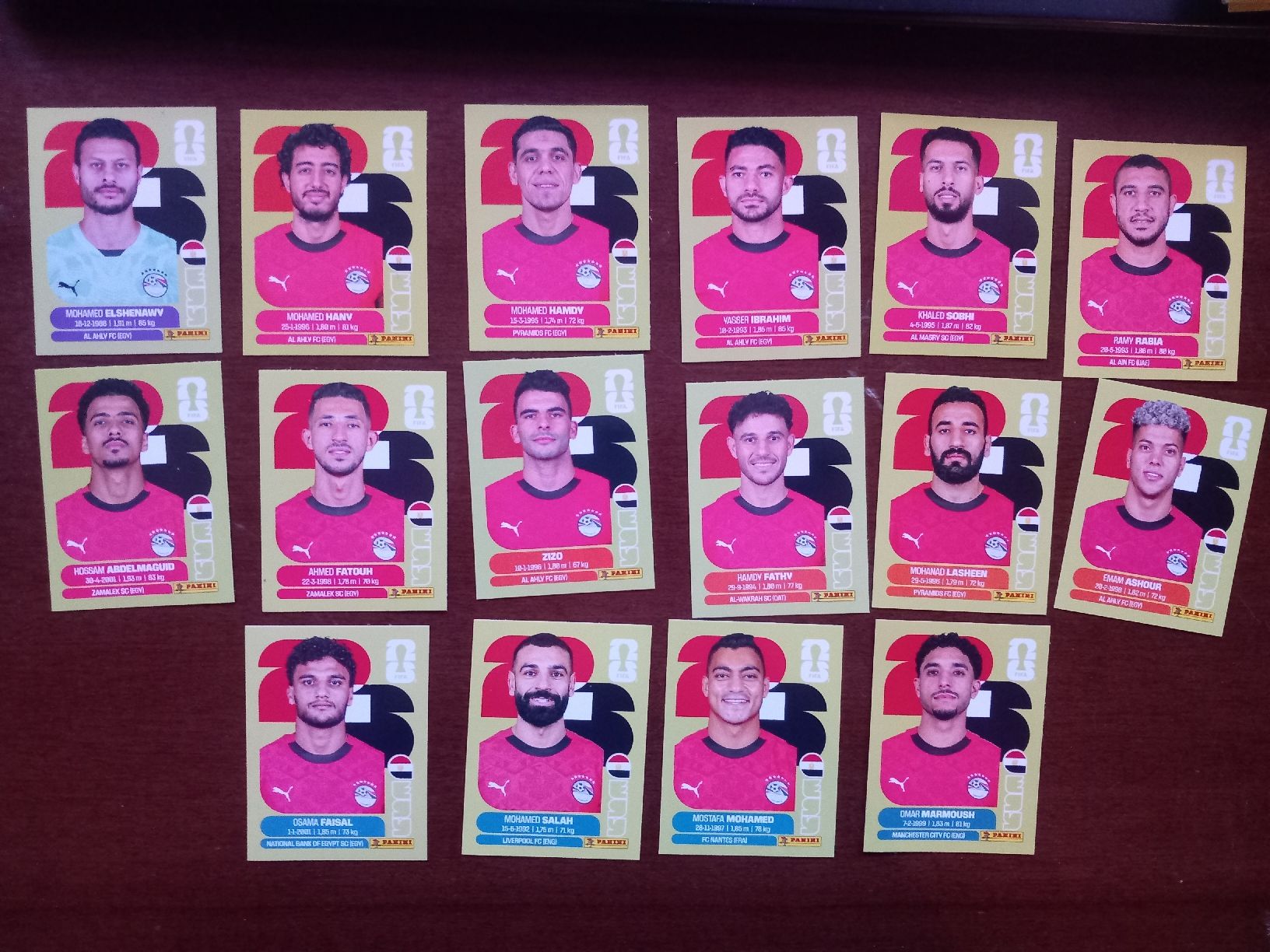 Panini Carte collezionabili: Stickers Panini World Cup 2026 Team EGY Egypte – Usato da Salavaux venduto da Lune_Diurne