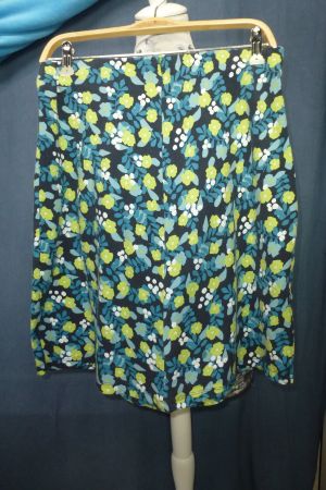 MAAS SCHLUPFROCK MINIROCK GR 40 BUNTE GUMMIZUG IM BUND COTTO