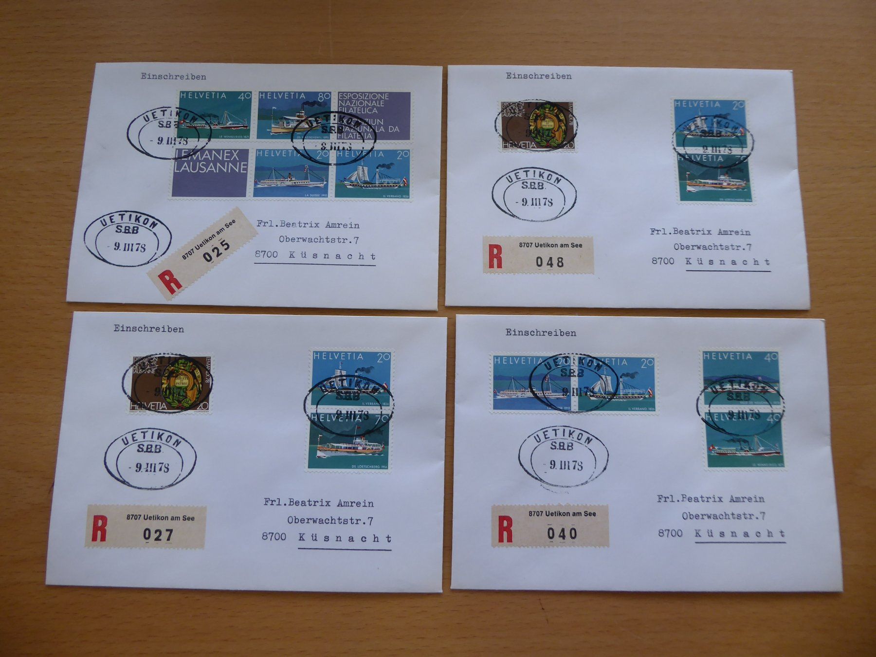 Tutti i francobolli: TOP Auswahl LEMANEX mit SBB Stempel - raaaar – Usato da Rothrist venduto da swisstools