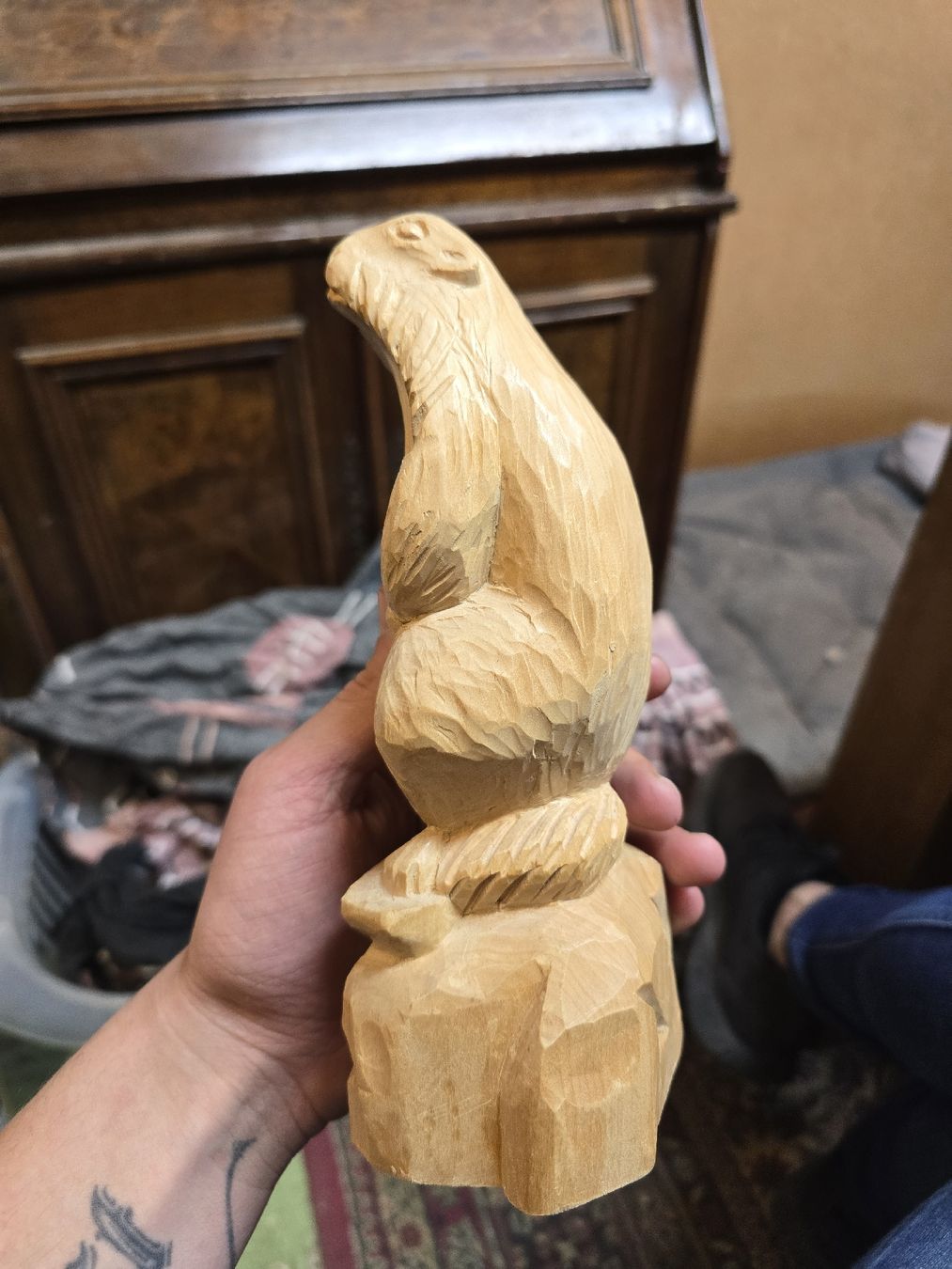 Statuette: Holz Murmeltier geschnitzt (V) – Usato da Rorschach venduto da TimelessTrading 1