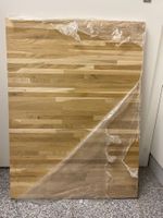 Massivholzplatte aus Eiche, 60.5 x 81 x 2,6 cm