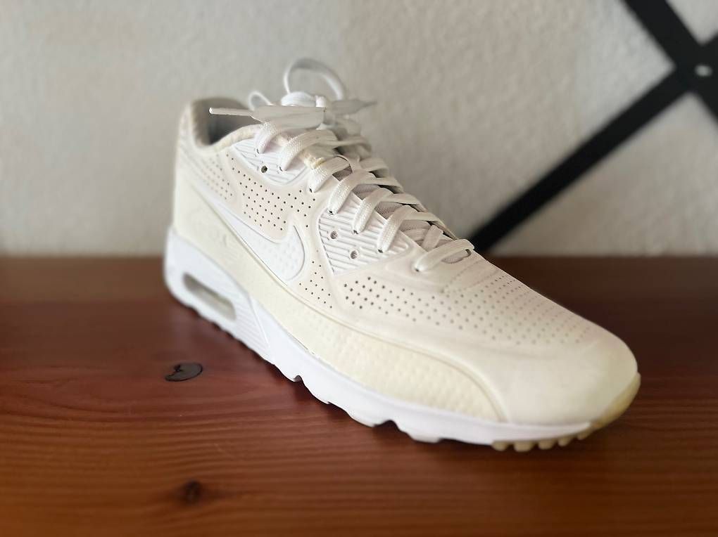 Herrenschuhe: Nike Air Max 90 Ultra Moire Triple White – Gebraucht aus Dagmersellen von tabula_rasa 2
