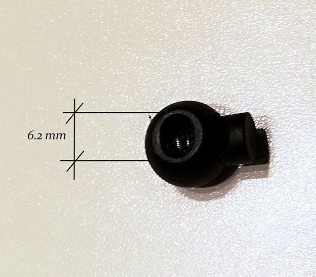 Bottoni: 20 Stk. Kordelstopper Farbe schwarz – Nuovo e nell'imballaggio originale da Pfäffikon SZ venduto da ANNAPURNA8091 2