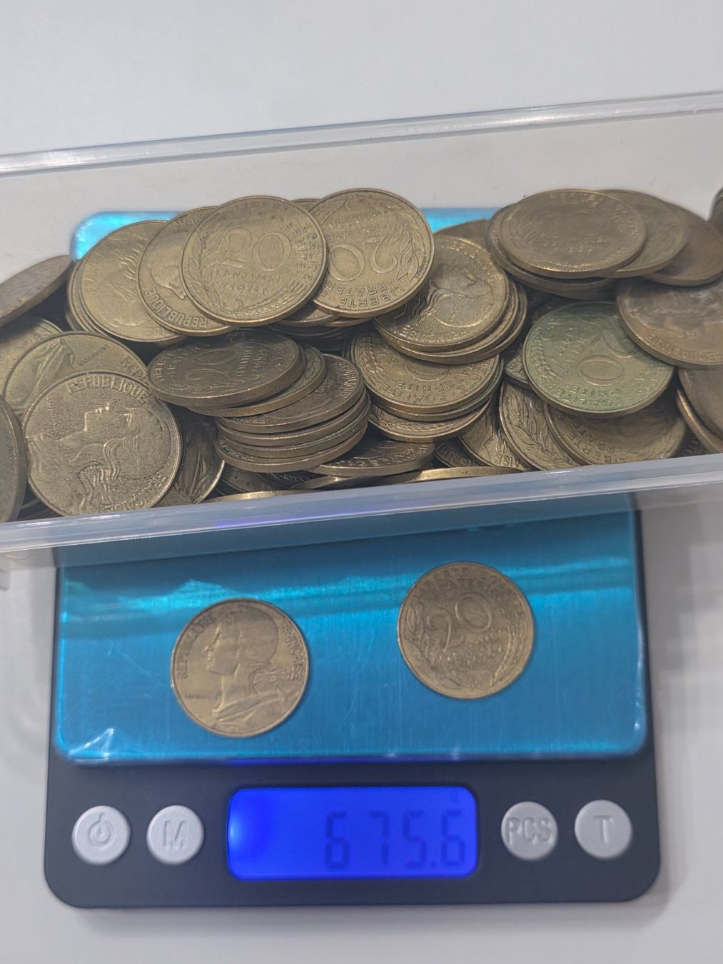 Tutti le monete: 20 Centimes Republice Frankreich 675.6 gr. – Usato da Scherzingen venduto da Benjanil