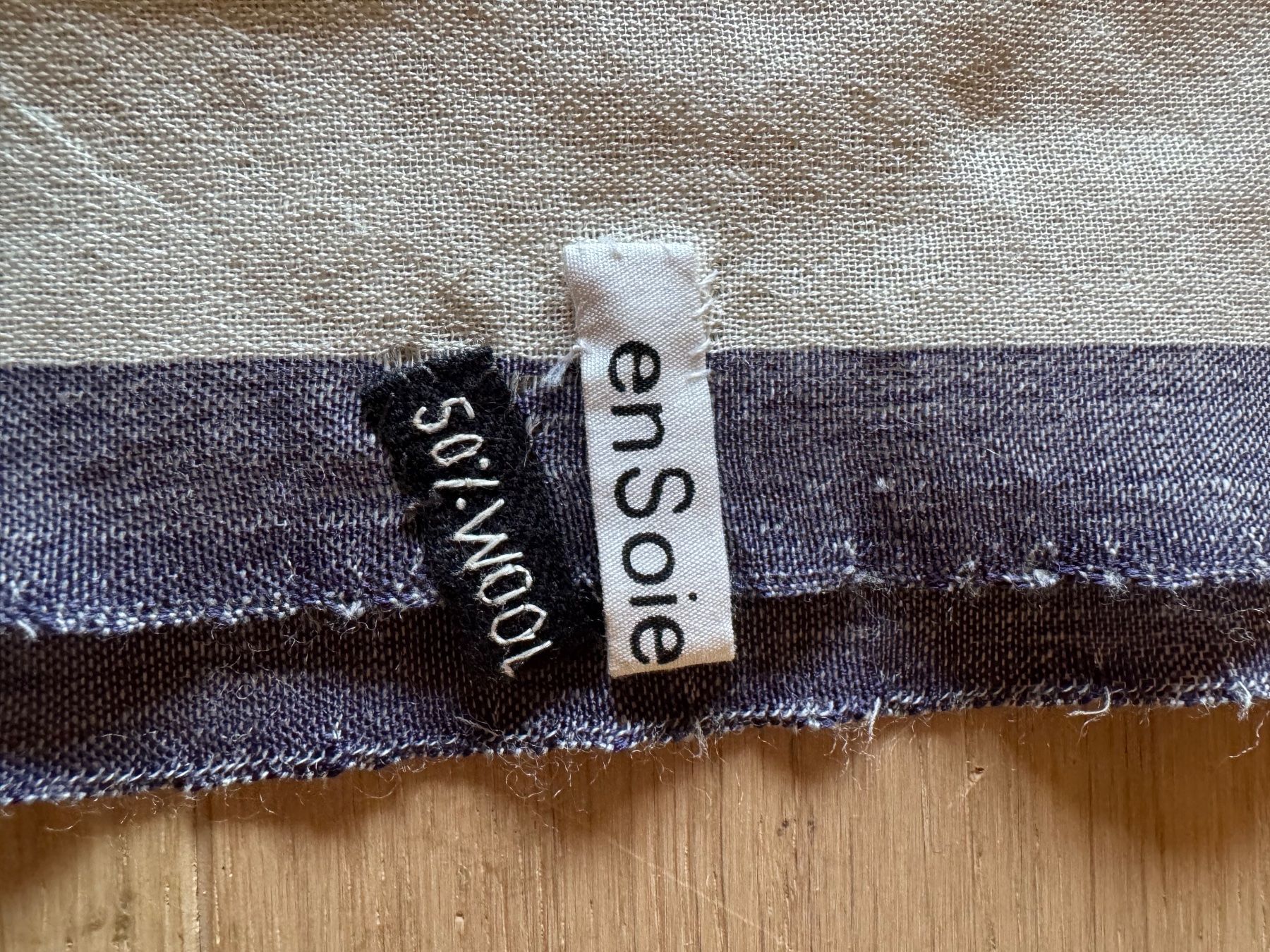 Ensoie Foulards, Tücher & Schals: EnSoie Schal Wolle/Seide kariert – Gebraucht aus zürich von nina_jane 3