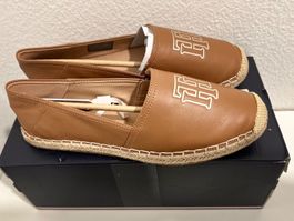 New Tommy Hilfiger Leder Schuhe Camel Farbe  40
