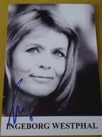 Ingeborg Westphal - verstorben 2012 - handsigniert