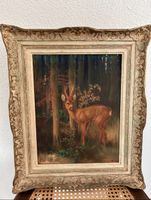 Gemälde “ Reh im Wald “ Anton Trüb ( 1883-1954)