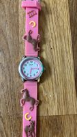 T.K.F Kinderuhr pink Zifferblatt mit Armband
