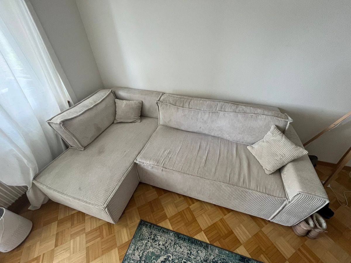 Divani: Gemütliche Ecksofa-Couch in Beige! – Usato da Bern venduto da lio_f6wm 1