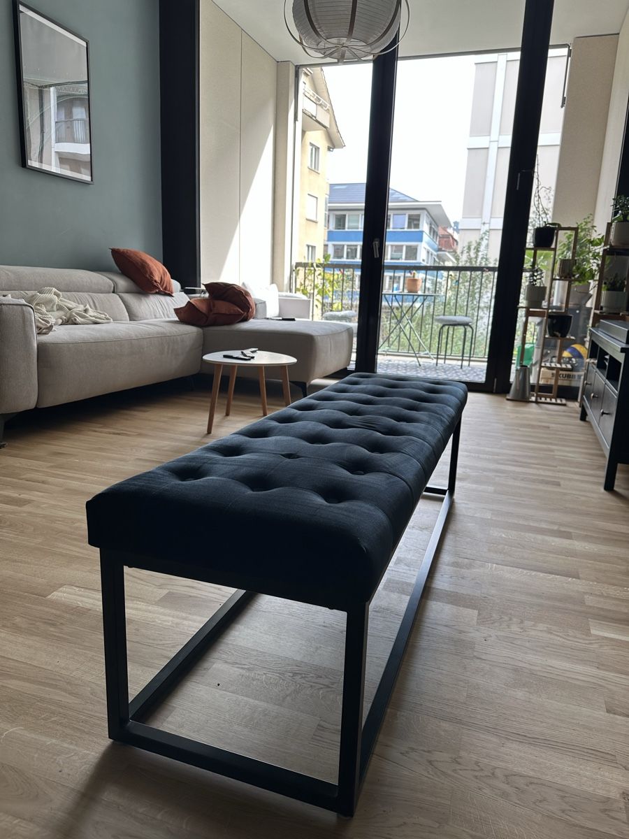 Panchine: Sitzbank Samt schwarz – Usato da Bern venduto da mom_d6hv
