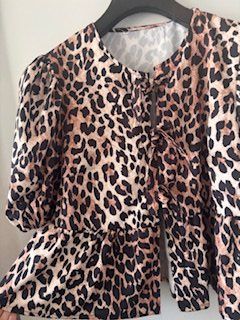 Leopard- Bluse