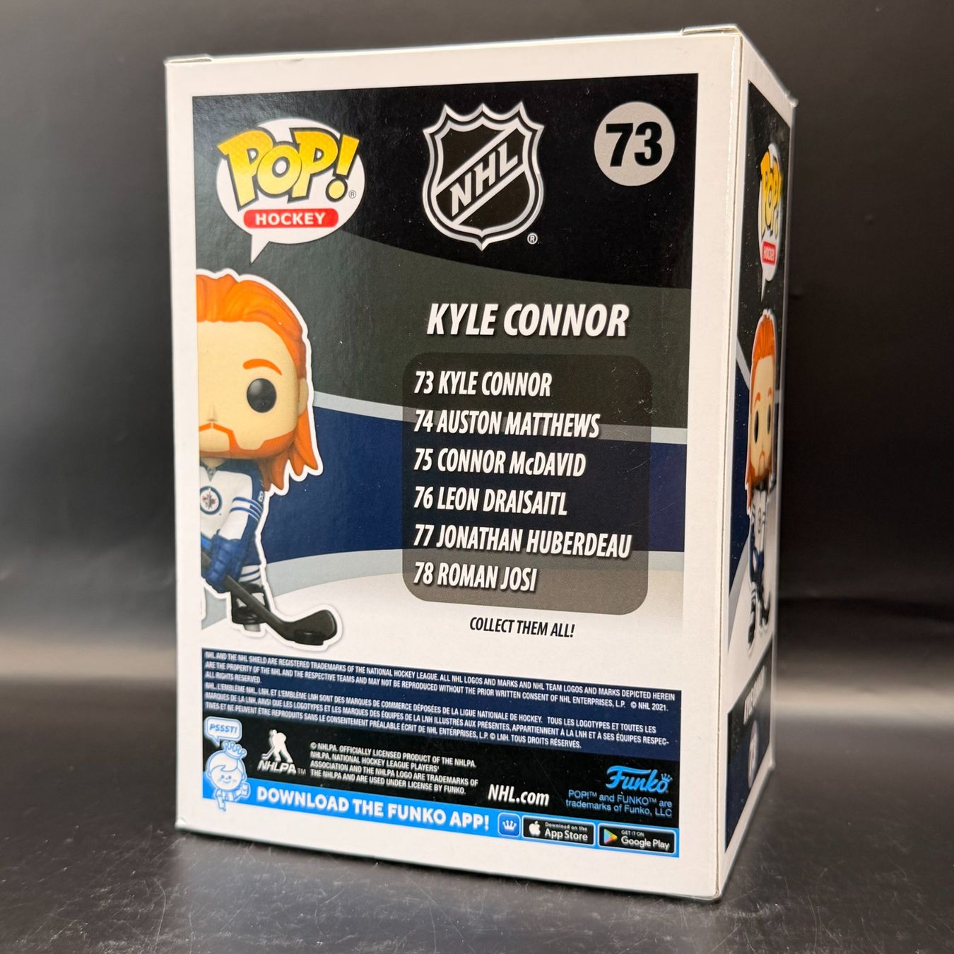 Funko Statuette: Funko Pop! NHL Kyle Connor 73 – Usato da Düdingen venduto da Nerdworld 1